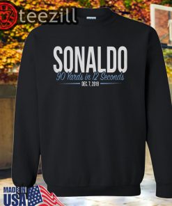 Sonaldo 90 Yards In 12 Seconds Sweatershirt
