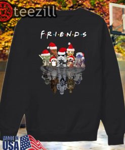 Star Wars Chibi Characters Water Reflection Mirror Friends Christmas Sweatershirt