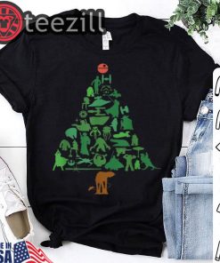 Star Wars Holiday Christmas Tree T-Shirts