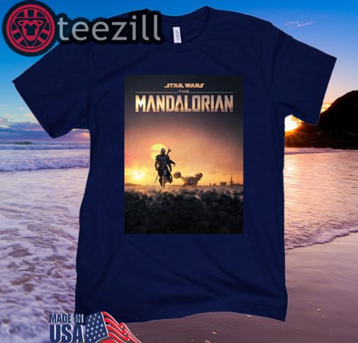 Star Wars The Mandalorian Disney+ Series Poster Shirt