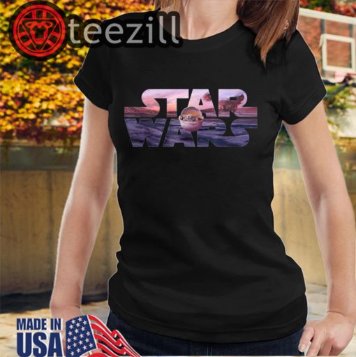Star Wars The Mandalorian Razor Crest Floating Pod Logo Shirts