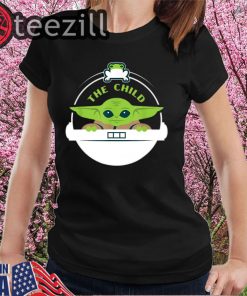 Star Wars The Mandalorian The Child Floating Pod Frog Snack T-Shirts