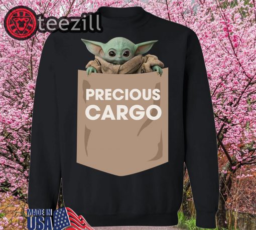 Star Wars The Mandalorian The Child Precious Cargo Pocket Sweatshirt