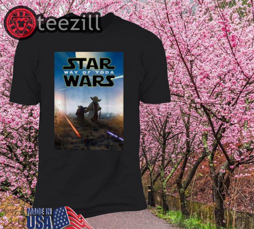 Star Wars way of Yoda Poster Tshirt