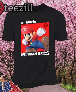 Super Smash Bros Ultimate 01 Mario T-Shirt