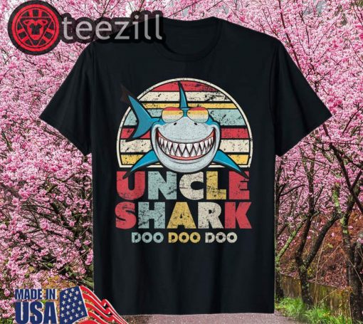 Uncle Shark Shirt Doo Doo Doo T Shirt