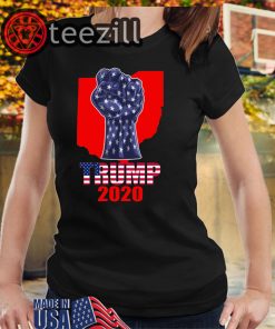 United States Ohio For President Donald Trump 2020 Election Us Flag Shirt