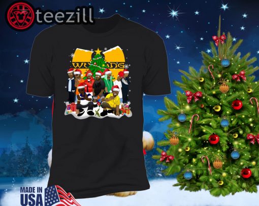 Wu Tang Clan Simpsons Santa Hat Christmas T-shirt