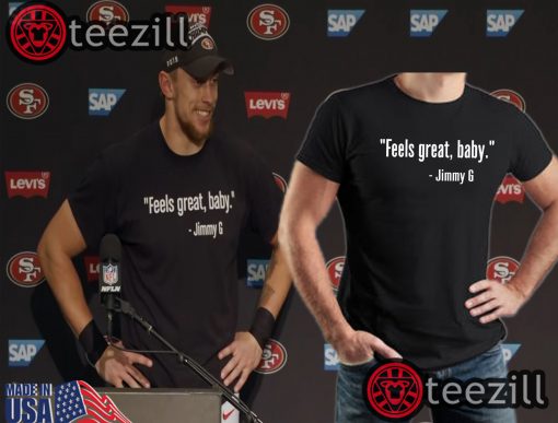 George Kittle NFC West Championship ‘Feels Great, Baby’ Tshirt