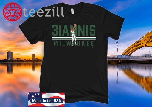 3IANNIS Shirt - Milwaukee Basketball TShirt
