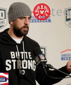Aaron Rodgers wears 'Butte Strong' apparel to support Tshirt