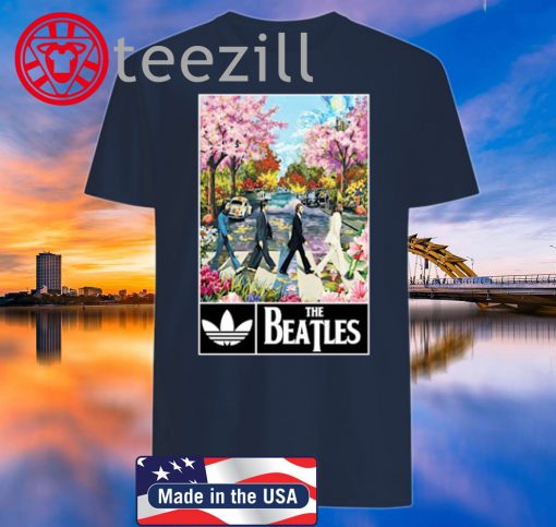 Adidas Flower The Beatles Abbey Road Tshirt