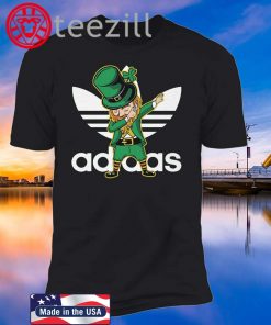 Adidas Leprechaun Iris Dabbing St Patrick's Day Tshirt