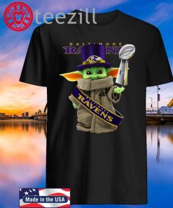 Baby Yoda Baltimore Ravens Cup Shirt