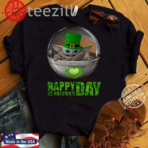 Baby Yoda Happy St Patrick's Day 2020 TShirt