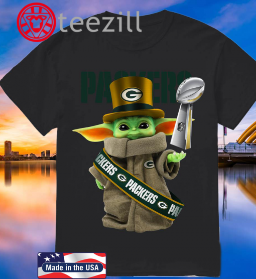 Baby Yoda Shirt Green Bay Packer Cup 2020 TShirt