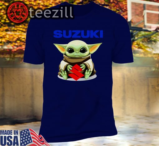 Baby Yoda hug Suzuki T-shirt