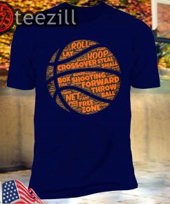 Basketball Sayings Quote Orange Typography Tshirt