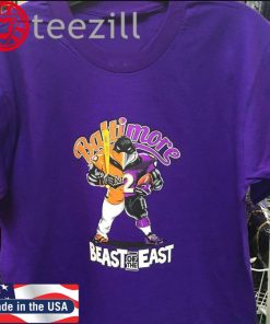 Beast of The East Ravens Orioles Tshirt
