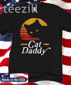 Cat Daddy Vintage Eighties Style Cat Retro T-Shirt