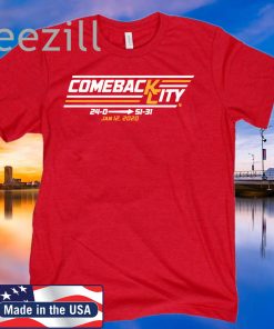 Comeback City Shirt Kansas City Football