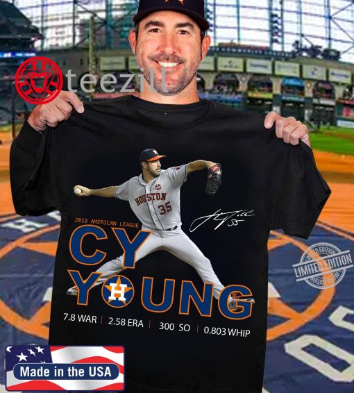 Cy Young 2019 American League Signature TShirt