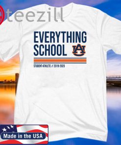 Everything School T-Shirts Auburn Tigers - Student-Athlete 2019 - 2020