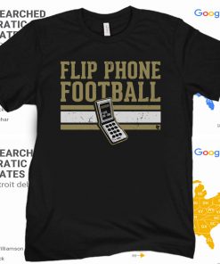 Flip Phone Football Shirt, New Orleans
