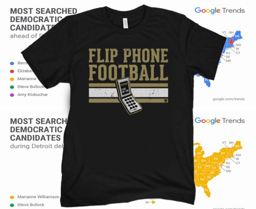 Flip Phone Football Shirt, New Orleans