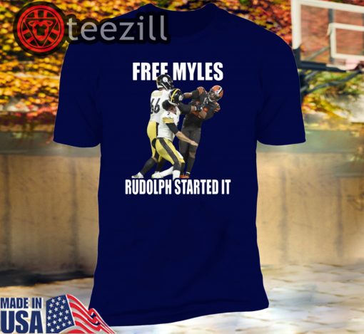 Free Myles Mason Rudolph role in fight with Myles Garrett Tshirts
