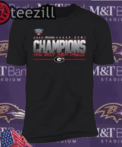 Georgia Bulldogs - Sugar Bowl Champions Locker Room T-Shirt