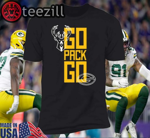 Go Pack Go Packers Bucks Shirt Limited Edition