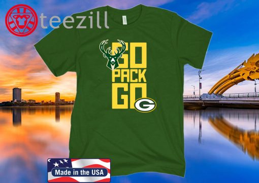 Go Pack Go Packers - Bucks Tee Shirt