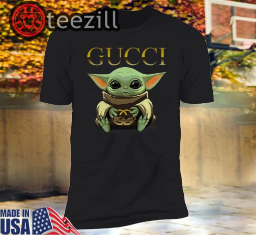 Gucci Baby Yoda Hug Gucci TShirt