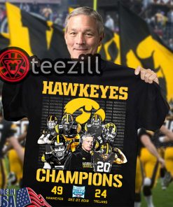 Hawkeyes champions 49 24 Shirts