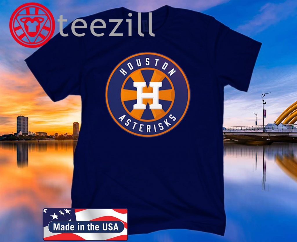 Logo Houston Astro Houston Asterisks T-Shirt - Image 2