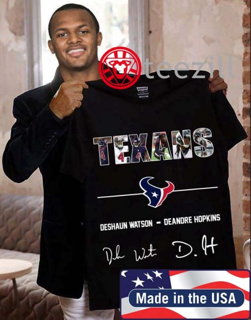 Houston Texans Deshaun Watson Deandre Hopkins Tshirt
