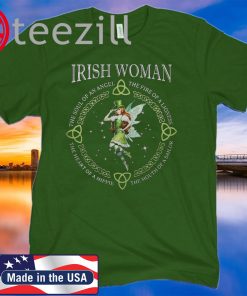 Irish Woman The Soul Of An Angel The Fire Of A Lioness TShirt