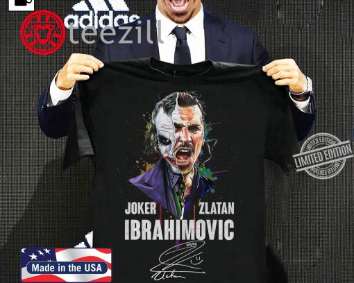 Joker Zlatan Ibrahimovic Signature TShirt