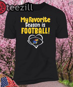 Kansas Jayhawks My Favorite Season Is Football T-shirt