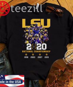 LSU 2020 National Championship TShirts