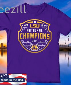 LSU Tigers Football Playoff 2019 - 2020 National Champions T Shirt