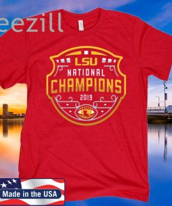 LSU Tigers Football Playoff 2019 National Champions Shirt