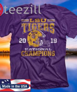 LSU Tigers Football Playoff 2019 National Champions TShirt Quotes
