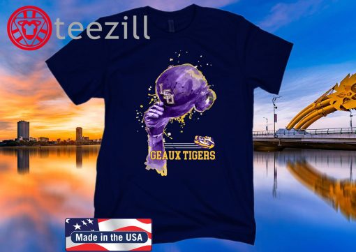 LSU Tigers Rising Baseball Hat T Shirt
