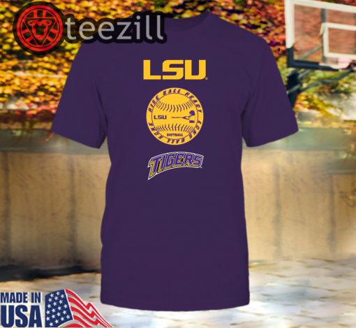 LSU Tigers Softball - Rise Ball Ready Logo Shirt