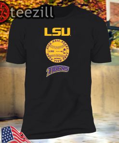 LSU Tigers Softball - Rise Ball Ready Logo T Shirt