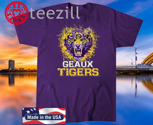 LSU Tigers Tiger Roar Slogan Design Print Idea Geaux T-Shirt