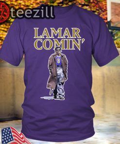 Lamar Jackson Lamar Comin' T Shirt