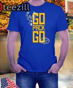 Limited Edition #GoPackGo x Milwaukee Bucks Shirts